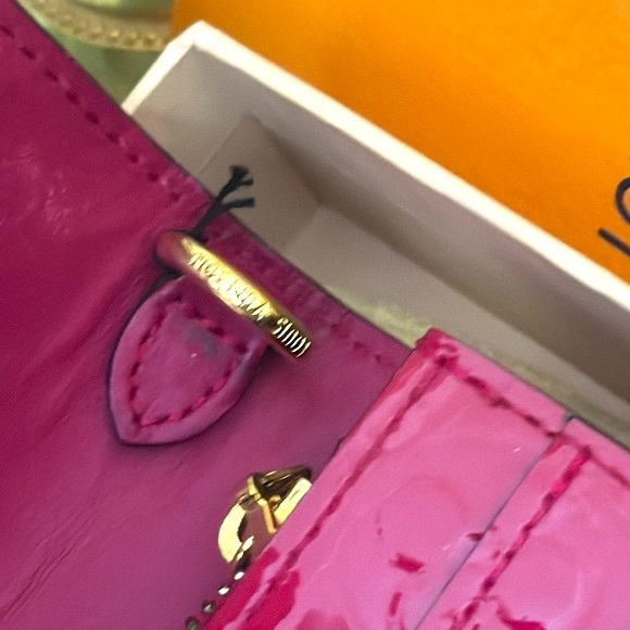 Louis Vuitton Portefeuille Sarah Pink Vernis Long Wallet 🩷 - Picture 15 of 15
